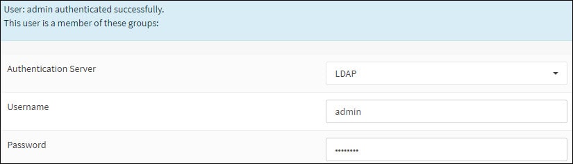 opnsense ldap authentication test
