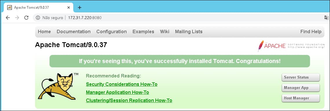 Apache Tomcat Installation Windows