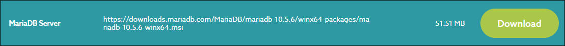 MariaDB installation Windows