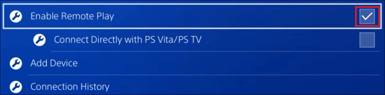 Plastation 4 - Enable Remote play