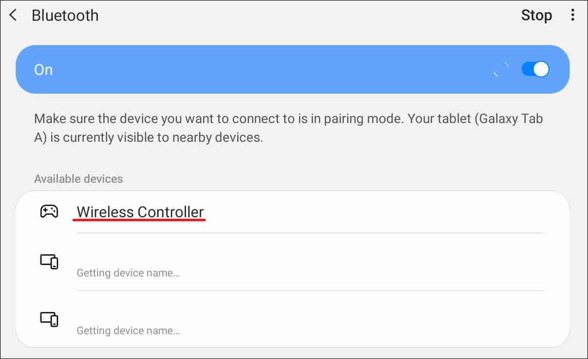 Playstation Dualchock android tablet