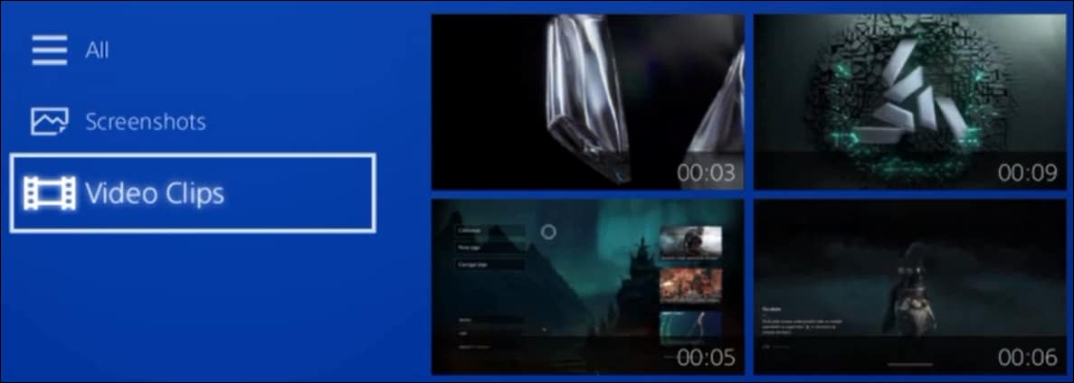 Playstation copy video clip to USB drive