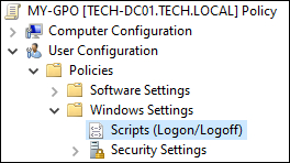 GPO - User Startup scripts GPO - User Startup scripts