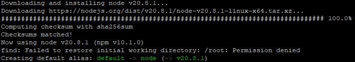 Tutorial - Node Installation using NVM